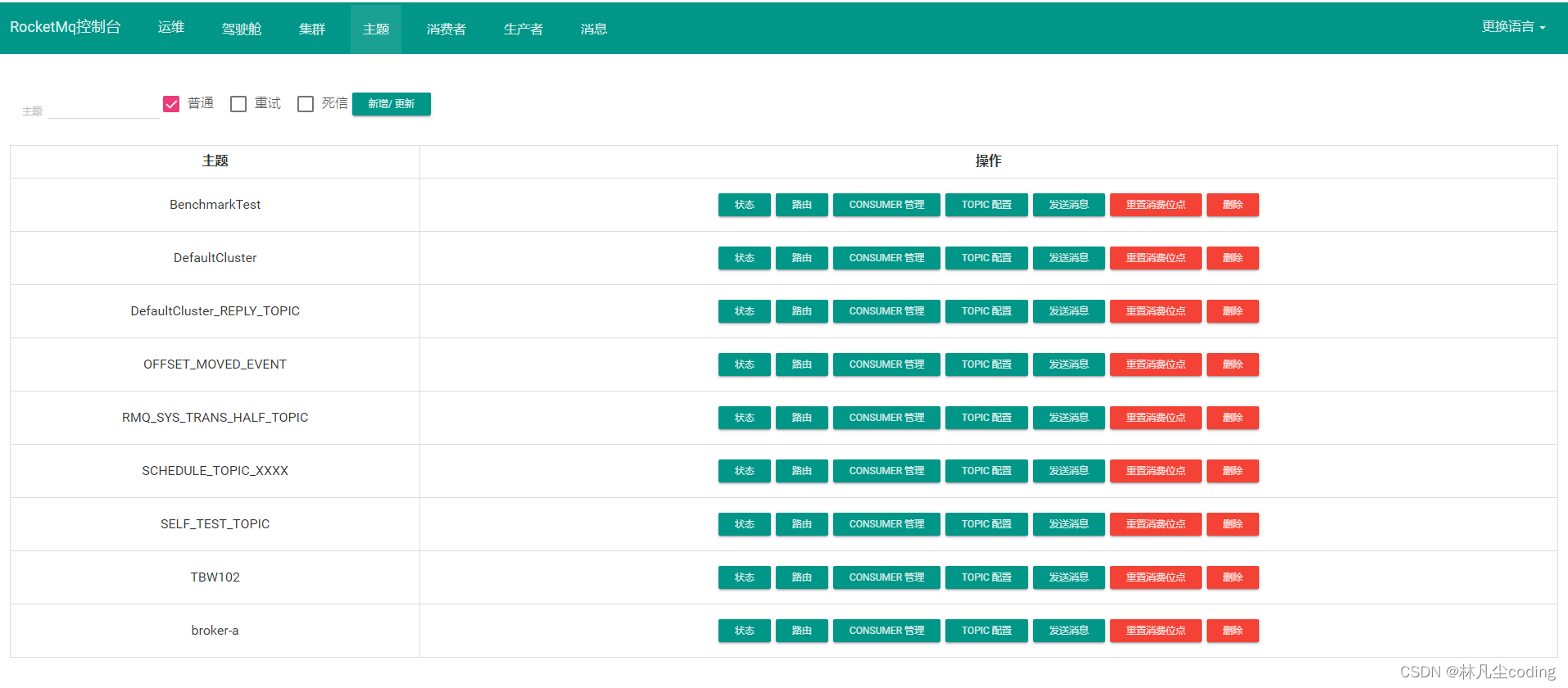 docker-compose一键部署rocketmq